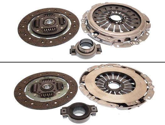 KAWE 958271 Clutch kit with clutch pressure plate, with clutch disc, with clutch release bearing, 235 DT