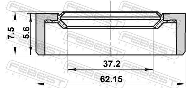 95BDY39620608X Seal, drive shaft FEBEST 95BDY-39620608X review and test