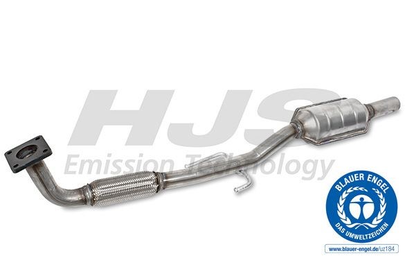 HJS 96 11 3243 Catalytic converter with mounting parts, with the ecolabel 