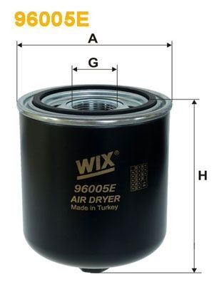 WIX FILTERS 96005E Luchtdroger, pneumatisch systeem 57.142.020
