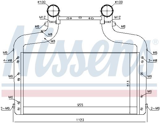 NISSENS 96083 Ladeluftkühler für DAF CF LKW in Original Qualität