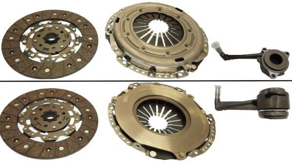KAWE with clutch pressure plate, with central slave cylinder, with clutch disc, MF 240 Clutch replacement kit 962253CSC buy