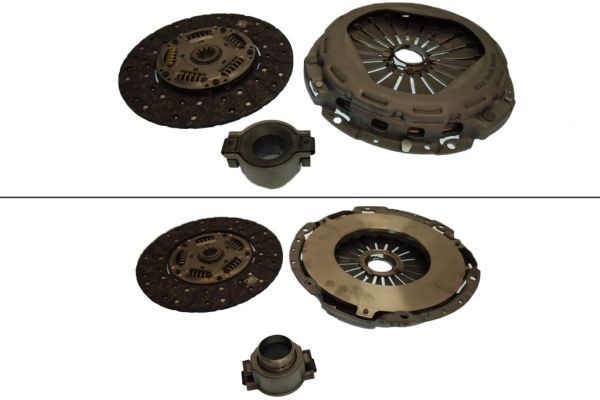 KAWE with clutch pressure plate, with clutch disc, with clutch release bearing, 280, gaffel breedte 61 Clutch replacement kit 962490 buy