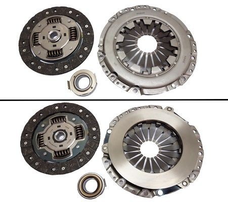 KAWE 962639 Clutch kit with clutch pressure plate, with clutch disc, with clutch release bearing, 190mm