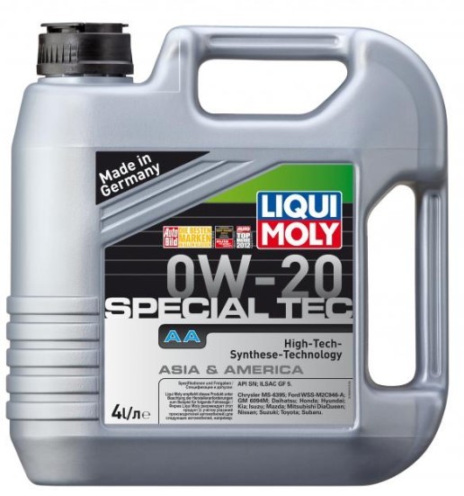 LIQUI MOLY Special Tec, AA 0W-20, 4l Motor oil 9705 buy