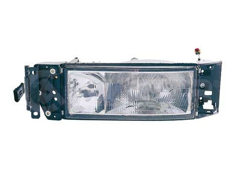 ALKAR Left, T4W, H3, H4, 24V, white Vehicle Equipment: for vehicles without headlight levelling(mechanical) Front lights 9801247 buy
