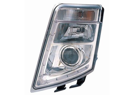 ALKAR Left, LED, D2S, PY21W, H7, 24V, with daytime running light Vehicle Equipment: for vehicles without headlight levelling(mechanical) Front lights 9801285 buy