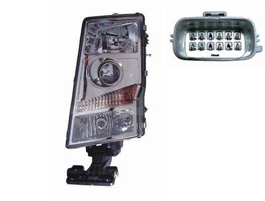 ALKAR 9805025 Headlight Right, H7/H7/H7, W5W, D2S, PY21W, 24V