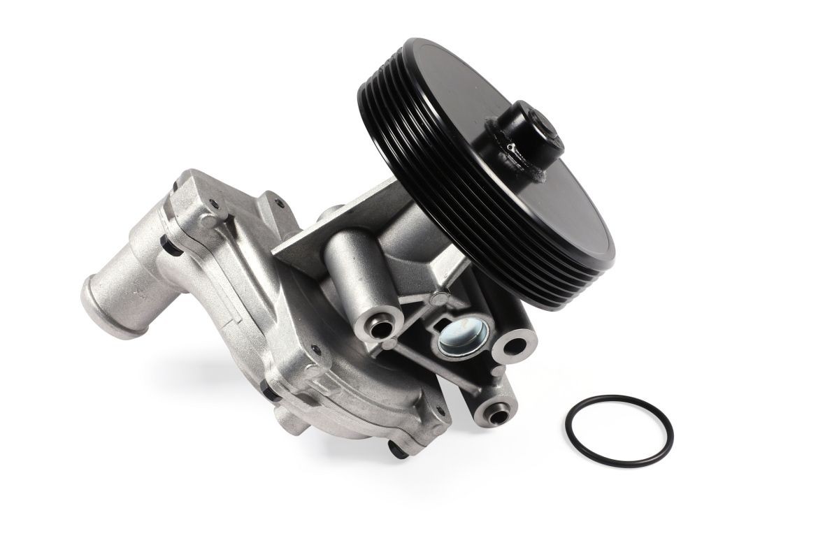 980796 GK Water pumps LAND ROVER with seal, Mechanical, Water Pump Pulley Ø: 130 mm, two-part housing, for v-ribbed belt use