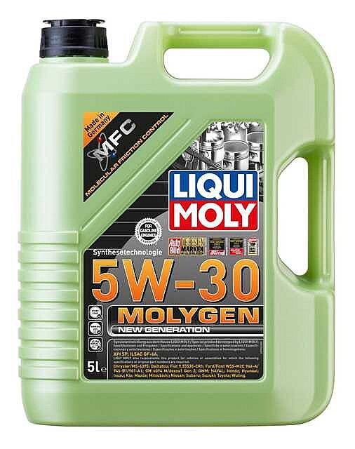 Auto oil dexos1 gen2 LIQUI MOLY - 9952 Molygen, New Generation