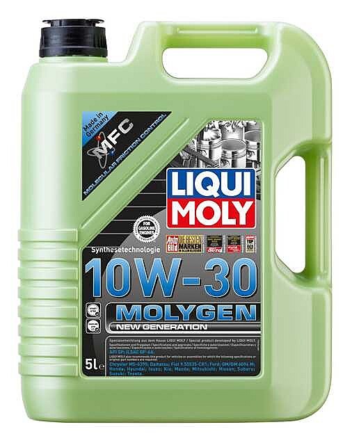 Engine oil 10W 30 longlife diesel - 9978 LIQUI MOLY Molygen, New Generation