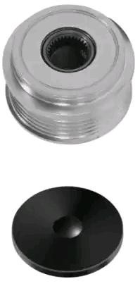 HELLA 9XU 358 038-481 Alternator Freewheel Clutch Width: 36,5mm, with cap