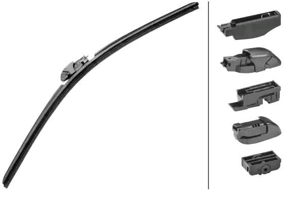 HELLA Wiper blades rear and front Golf 3 Convertible new 9XW 358 053-191