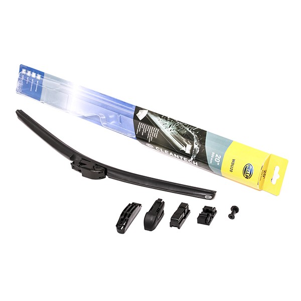 HELLA Cleantech 9XW 358 053-201 Wiper blade 500 mm Front, Beam, for left-hand drive vehicles, 20 Inch