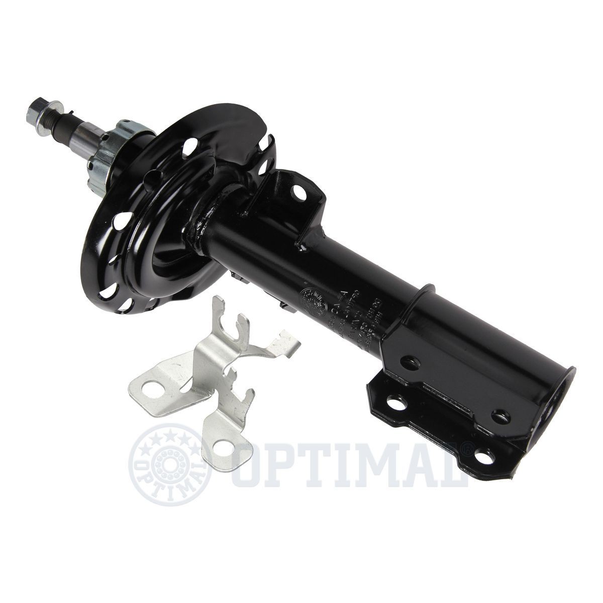 OPTIMAL A-4048GR Shock absorber Front Axle Right, Gas Pressure, Twin-Tube, Suspension Strut, Top pin, Bottom Clamp, M14x1,5