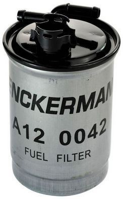 Original A120042 DENCKERMANN Inline fuel filter SEAT
