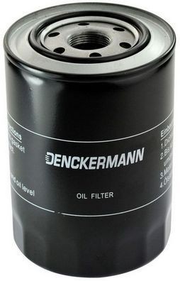 DENCKERMANN A210108 Oil filter M26X1.5, Spin-on Filter