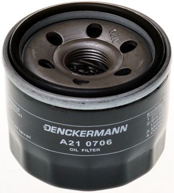 DENCKERMANN A210706 Oil filter M 20 X 1.5, Spin-on Filter