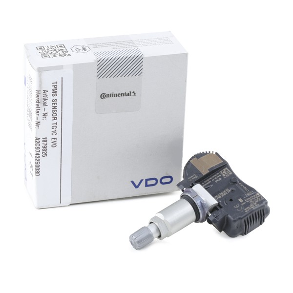 VDO Wheel sensor, tyre pressure control system A2C9743250080