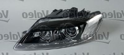 043256 VALEO Headlight AUDI Left, D1S, Bi-Xenon, with low beam, with high beam, with daytime running light, for right-hand traffic, ORIGINAL PART, without motor for headlamp levelling, without control unit for Xenon