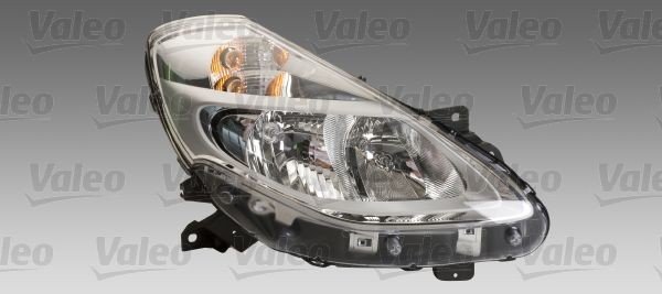 VALEO 044051 Headlight Left, H7, W5W, PY21W, Halogen, transparent, with low beam, for right-hand traffic, ORIGINAL PART, with bulb, without motor for headlamp levelling