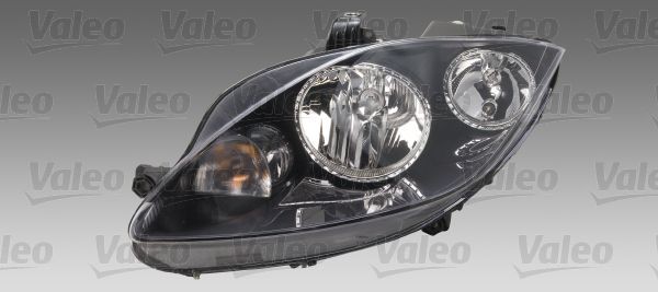 VALEO 044089 Headlight Left, H7, H1, W5W, PY21W, Halogen, transparent, with low beam, for right-hand traffic, ORIGINAL PART, with bulb for low beam, with bulb for high beam, with motor for headlamp levelling