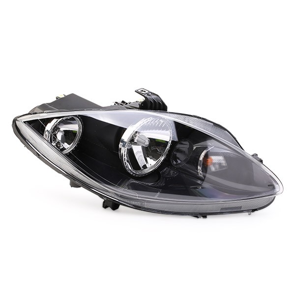 VALEO 44090 Head lights Right, H7, H1, W5W, PY21W, Halogen, transparent, with low beam, for right-hand traffic, ORIGINAL PART, with bulb for low beam, with bulb for high beam, with motor for headlamp levelling