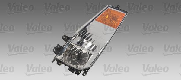 VALEO 044125 Headlight Left, HB4, W5W, P21W, Halogen, Orange, with low beam, for right-hand traffic, with bulb, with motor for headlamp levelling