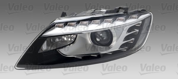 044141 VALEO Headlight AUDI Left, D3S, H7, Bi-Xenon, LED, with low beam, with high beam, with dynamic bending light, with daytime running light, for right-hand traffic, ORIGINAL PART, with motor for headlamp levelling, without control unit for Xenon