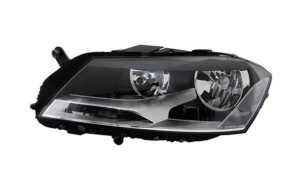 VALEO 044502 Headlight Right, H7, W5W, PY21W, Halogen, transparent, with low beam, for right-hand traffic, ORIGINAL PART, with motor for headlamp levelling