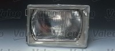 VALEO 068917 Headlight Left, R2 (Bilux), with low beam, with high beam, with outline marker light, for right-hand traffic, without bulb