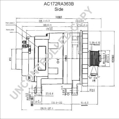AC172RA363B PRESTOLITE ELECTRIC Lichtmaschine IVECO MK