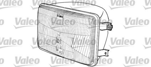 VALEO Left, Right, H4, Halogen, with low beam, with high beam, for right-hand traffic Left-hand/Right-hand Traffic: for right-hand traffic Front lights 084887 buy
