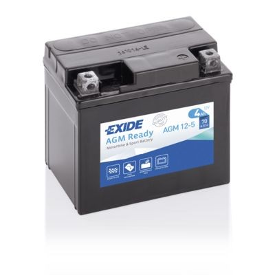 SACHS SR Batterie 12V 4Ah 70A B0 AGM-Batterie CENTRA BIKE AGM12-5