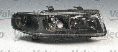 VALEO ORIGINAL PART 087481 Headlight Right, H7, H1, Halogen, transparent, with low beam, without motor for headlamp levelling