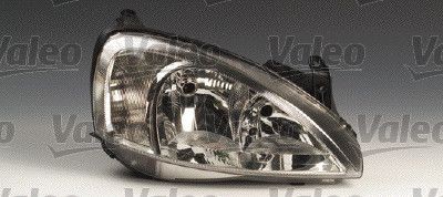 VALEO ORIGINAL PART 087933 Headlight Left, H7, Halogen, transparent, with low beam, for right-hand traffic, without bulb holder, without motor for headlamp levelling