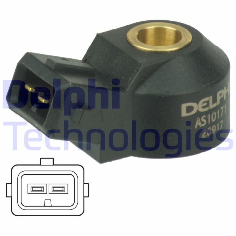 DELPHI AS10171 MERCEDES-BENZ Engine knock sensor in original quality