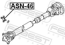 ASN46 Drive shaft coupler FEBEST ASN-46 review and test