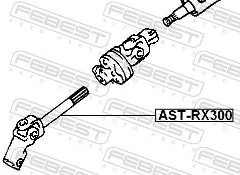 ASTRX300 Steering Shaft FEBEST AST-RX300 review and test