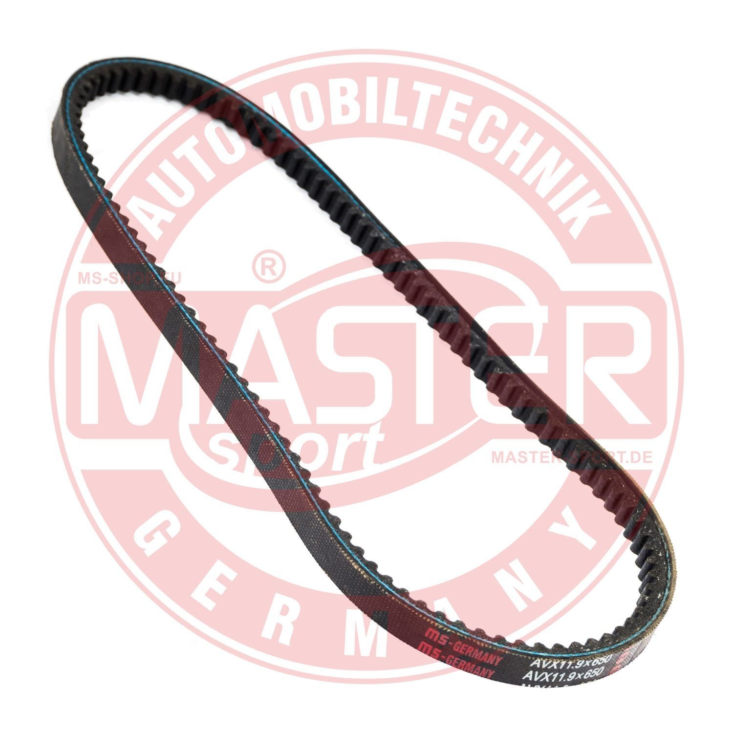 V-belt set MASTER-SPORT Width: 11,9mm, Length: 650mm - AVX-11.9X650-PCS-MS