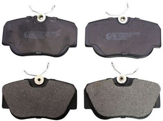 DENCKERMANN B110435 Brake pad set Front Axle, prepared for wear indicator, excl. wear warning contact