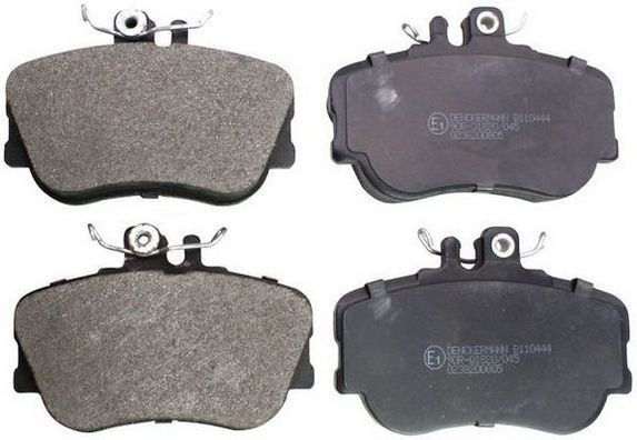 DENCKERMANN Front Axle, prepared for wear indicator, excl. wear warning contact Height: 74,5mm, Width: 110,0mm, Thickness: 20,3mm Brake pads B110444 buy