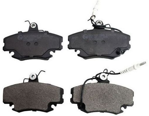 DENCKERMANN Front Axle, incl. wear warning contact Height: 64,9mm, Width: 99,9mm, Thickness: 17,4mm Brake pads B110631 buy