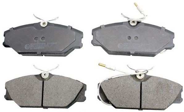Renault LAGUNA Set of brake pads 10702788 DENCKERMANN B110641 online buy