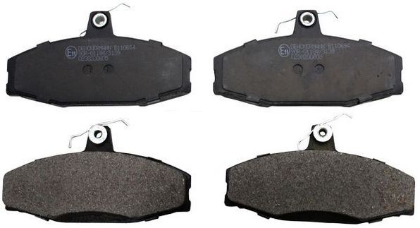 DENCKERMANN Front Axle, excl. wear warning contact Height: 60,6mm, Width: 114,8mm, Thickness: 17,5mm Brake pads B110694 buy