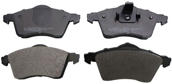 DENCKERMANN Front Axle, not prepared for wear indicator, excl. wear warning contact Height: 68,5mm, Width: 156,3mm, Thickness: 20,4mm Brake pads B110824 buy