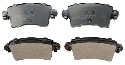DENCKERMANN Rear Axle, not prepared for wear indicator, excl. wear warning contact Height: 51,4mm, Width: 115,9mm, Thickness: 16,8mm Brake pads B110897 buy