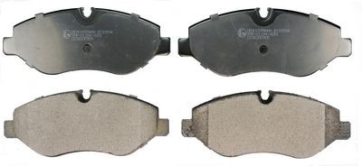 DENCKERMANN Front Axle, prepared for wear indicator, excl. wear warning contact Height: 67,1mm, Width: 163,1mm, Thickness: 20,7mm Brake pads B110934 buy