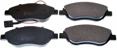 DENCKERMANN Front Axle, incl. wear warning contact Height: 57,4mm, Width: 150,8mm, Thickness: 19,4mm Brake pads B111052 buy