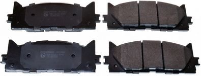 DENCKERMANN B111062 Brake pad set Front Axle, not prepared for wear indicator, excl. wear warning contact